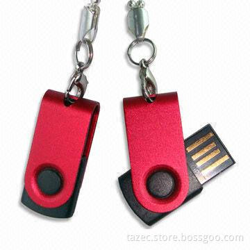 Mini Rolling USB Flash Drives with Chain, Support Plug-and-play Function/Available in Various Colors